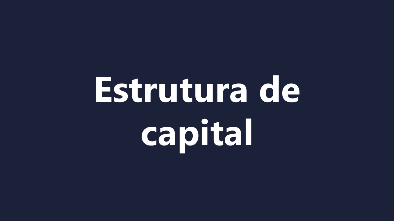 Estrutura de capital